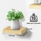 Sorbus 4 Pack 9" Floating Shelves, Wall Shelves for Bedroom, Kitchen, Living Room, Bathroom Shelves Over The Toilet